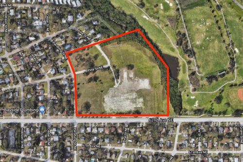 A NEW MIDDLE SCHOOL AND YMCA WILL BE BUILT AT 501 62ND AVENUE NORTHEAST, THE FORMER HOME OF RIVIERA MIDDLE SCHOOL